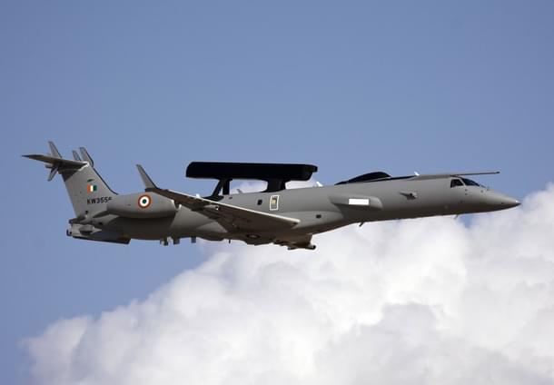 Airborne early warning and control (AEW&C) system (Livefist/Twitter)